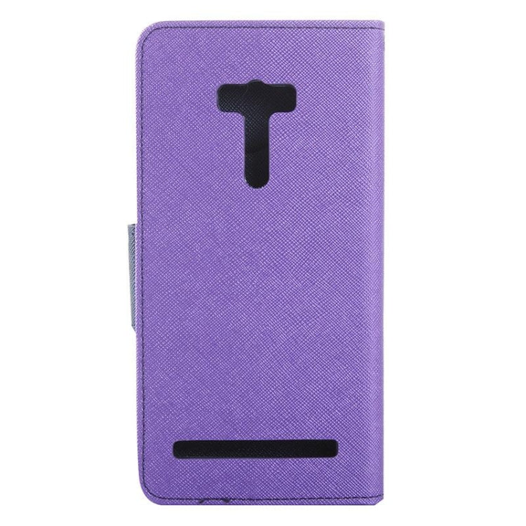 Color Matching Cross Texture Horizontal Flip Leather Case with Holder & Card Slots & Wallet for Asus Zenfone Selfie / ZD551KL