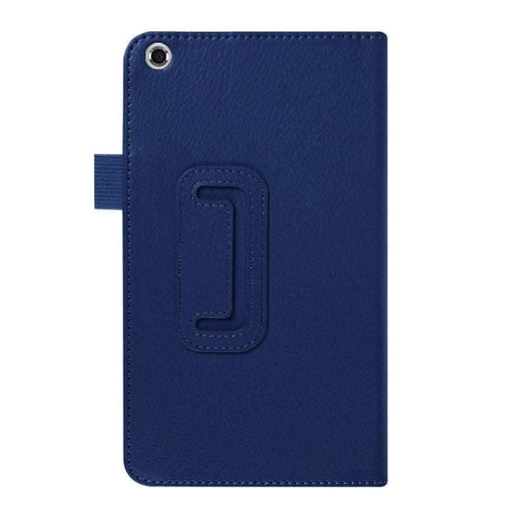 Litchi Texture Leather Case with Two-Folding Holder for Asus Fonepad 7 / FE171MG