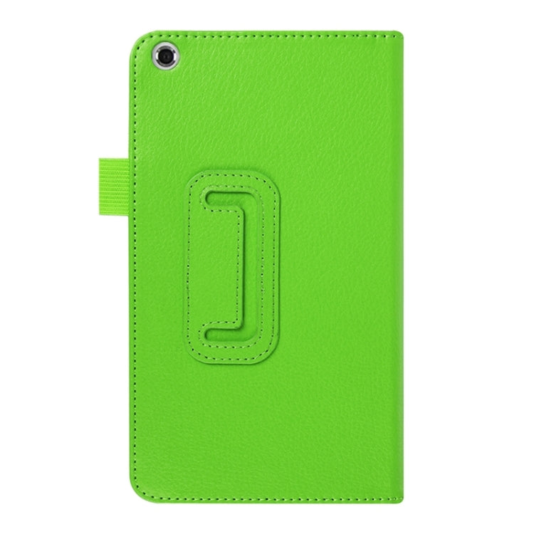 Litchi Texture Leather Case with Two-Folding Holder for Asus Fonepad 7 / FE171MG