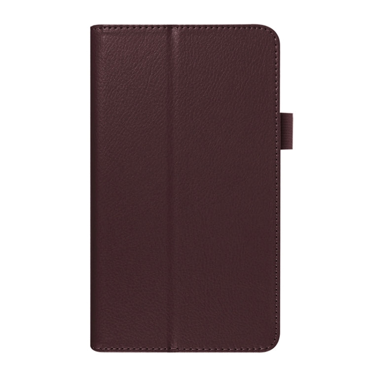 Litchi Texture Leather Case with Two-Folding Holder for Asus Fonepad 7 / FE171MG