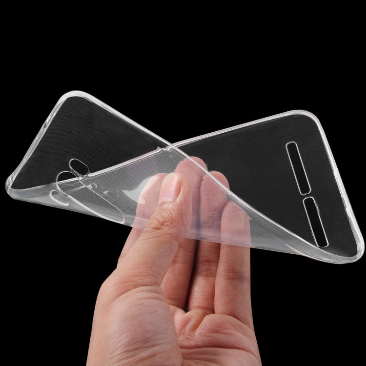 0.75mm Ultra-thin Transparent TPU Protective Case for ASUS Zenfone Selfie ZD551KL