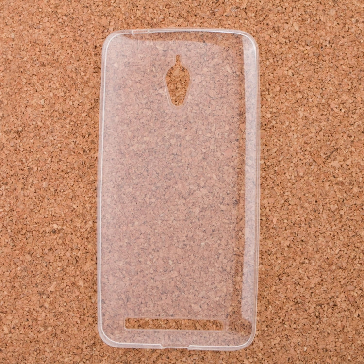 0.75mm Ultra-thin Transparent TPU Protective Case for ASUS Zenfone Go / ZC500TG