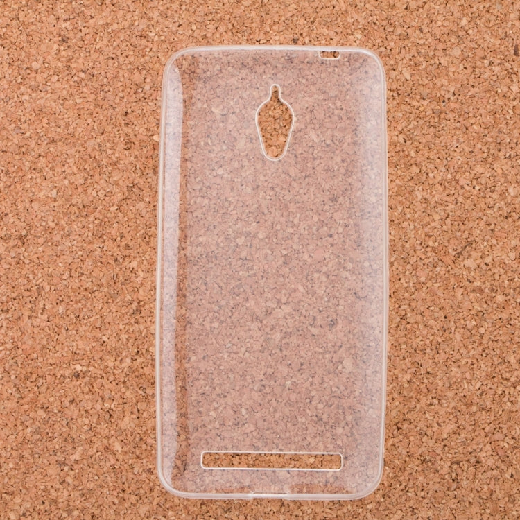 0.75mm Ultra-thin Transparent TPU Protective Case for ASUS Zenfone Go / ZC500TG