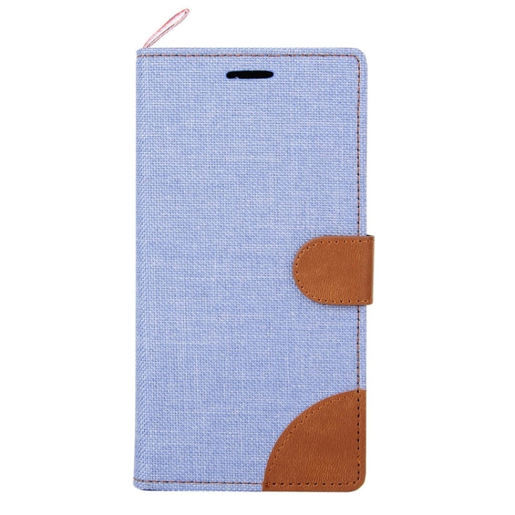 Denim Texture Horizontal Flip Leather Case with Card Slots & Holder & Lanyard for ASUS Zenfone 5 / A500CG / A501CG / A500KL / A502CG