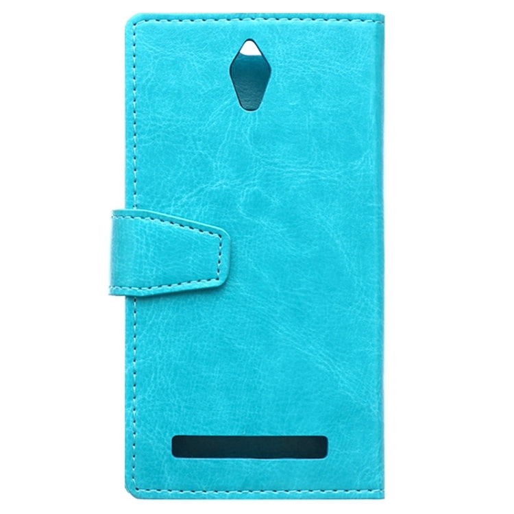 Crazy Horse Texture Horizontal Flip Solid Color Magnetic Buckle Leather Case with Holder & Card Slots & Wallet for ASUS Zenfone C / ZC451CG