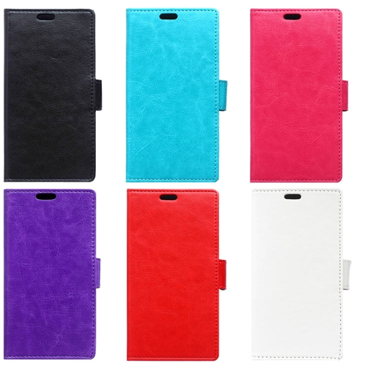 Crazy Horse Texture Horizontal Flip Solid Color Magnetic Buckle Leather Case with Holder & Card Slots & Wallet for ASUS Zenfone C / ZC451CG