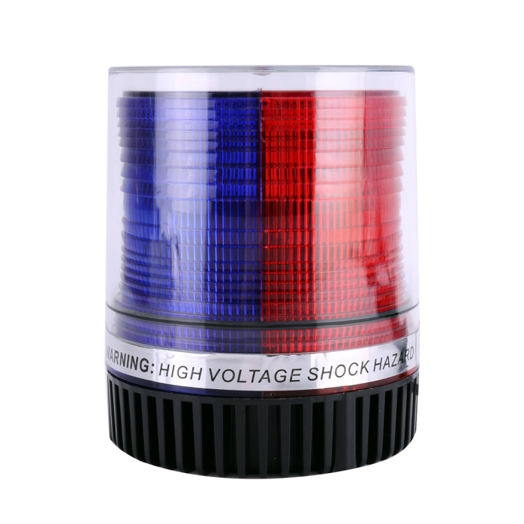 Red + Blue Light Brilliant Strong Xenon 10 Flash Strobe Warning Light for Auto Car