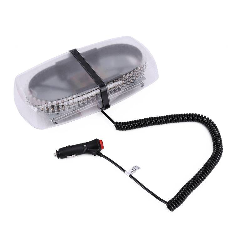 25W 240 LED Vehicle Roof Top Emergency Hazard Warning Strobe Light, Yellow and White Light