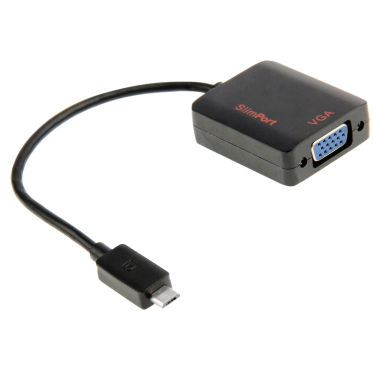 SlimPort to VGA Adapter Cable, For Google Nexus 4 , LG Optimus G Pro / Fujitsu Stylistic QH582 / ASUS PadFone Infinity(Black)