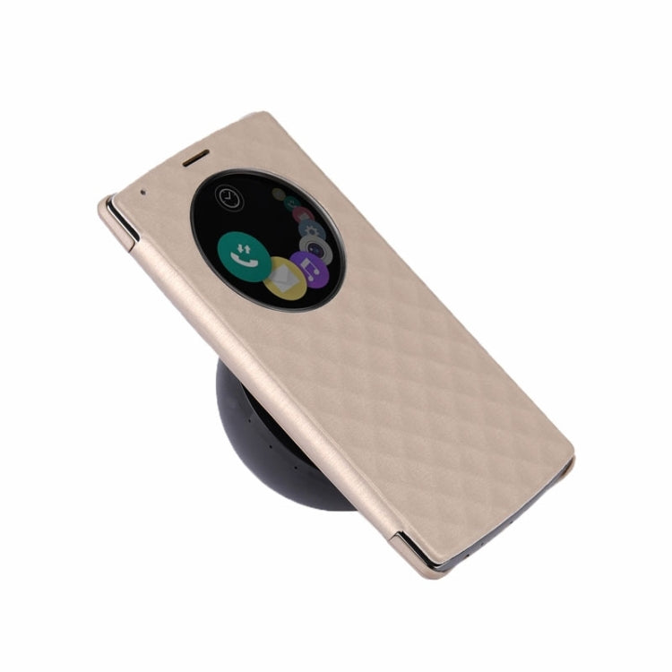 Q8 Wireless Charger Transmitter + Wireless Charger Receiver & Leather Back Cover Replacement Case with Call Display & NFC Function Charger Kit for LG G4 / H815