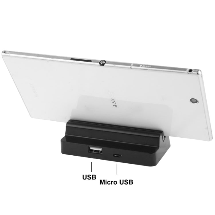 Desktop Charging Dock for Sony Xperia Z Ultra / XL39h(Black)