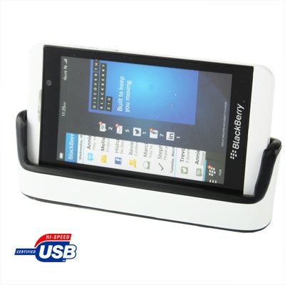 2 in 1 Desktop Charging Cradle with Battery Slot for Blackberry Z10