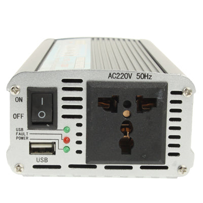 1000W DC 12V to AC 220V Car Power Inverter with USB Port(Silver)