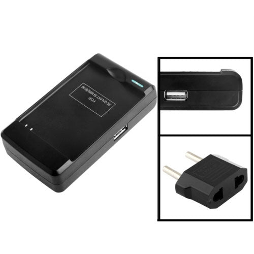 USB Output Style Battery Charger for Galaxy S IV mini / i9190 (EU Plug)