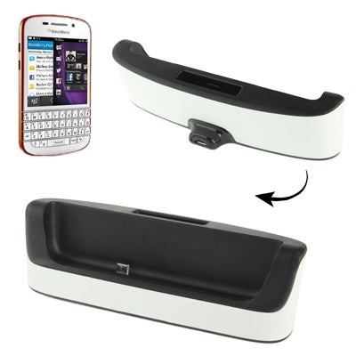Desktop Charger Cradle with Battery Slot for Blackberry Q10