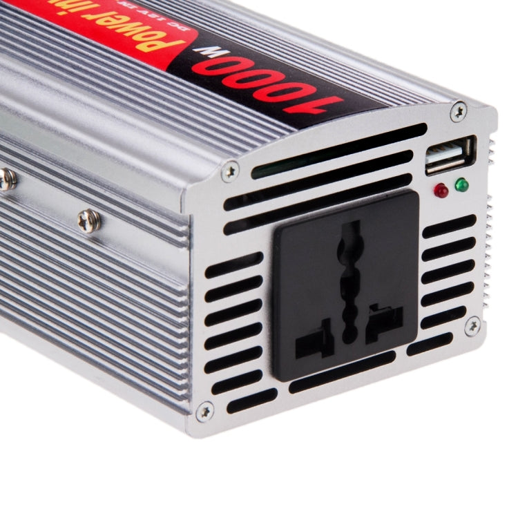 SUVPR DY-8111N 1000W DC 12V to AC 220V Car Power Inverter with 500mA USB Port & Universal Power Socket