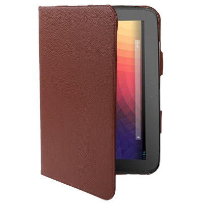 Flip Litchi Texture Leather Case with Holder for Google Nexus 10