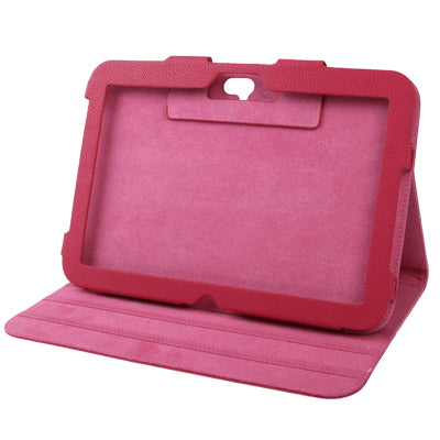 Flip Litchi Texture Leather Case with Holder for Google Nexus 10