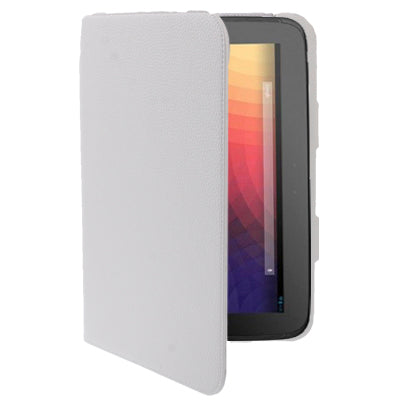 Flip Litchi Texture Leather Case with Holder for Google Nexus 10