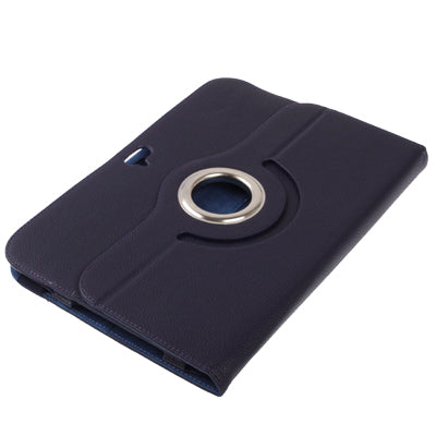Lichee Texture Leather Case with Holder & Rotate 360 Degrees for Google Nexus 10