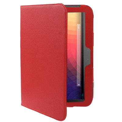Lichee Texture Leather Case with Holder & Rotate 360 Degrees for Google Nexus 10