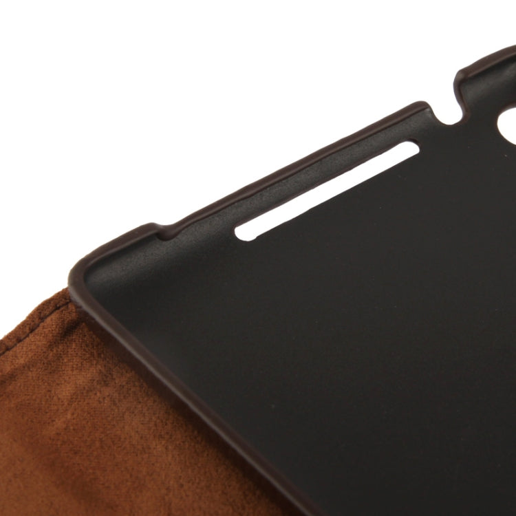 360 Degrees Rotation Litchi Texture Leather Case with 2-angle Holder for Google Nexus 7 (2013 Version),
