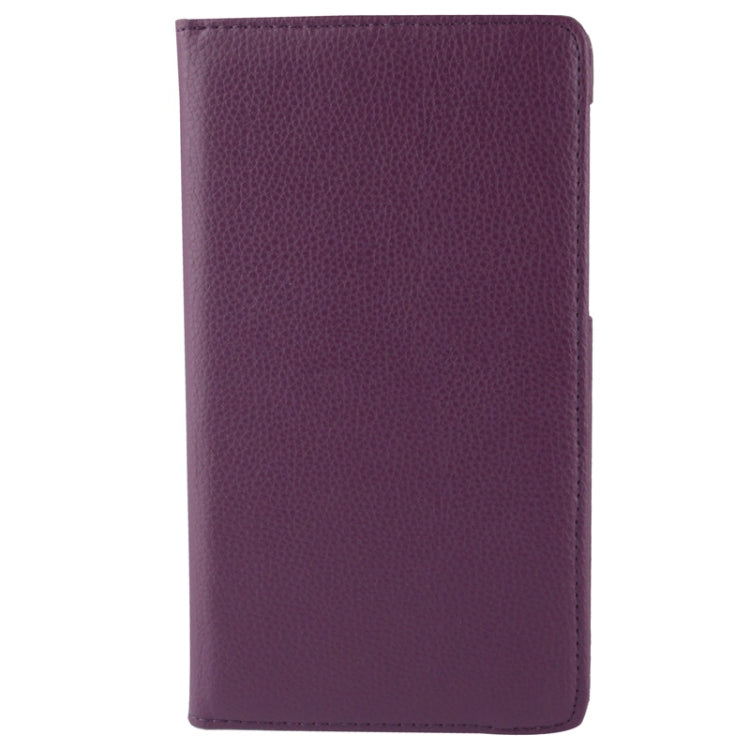 360 Degrees Rotation Litchi Texture Leather Case with 2-angle Holder for Google Nexus 7 (2013 Version),