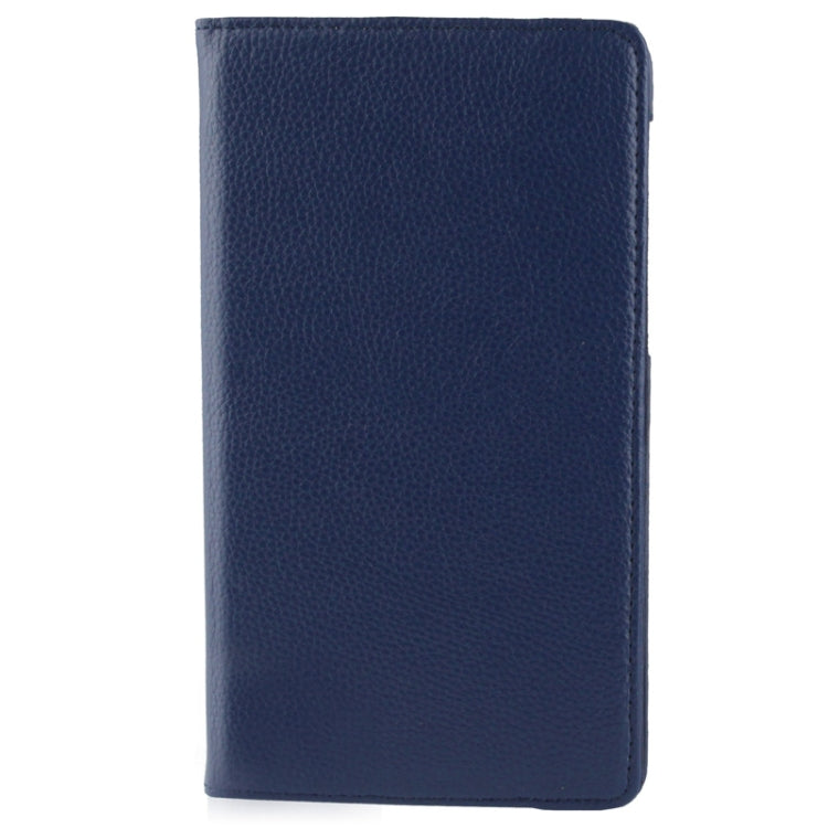 360 Degrees Rotation Litchi Texture Leather Case with 2-angle Holder for Google Nexus 7 (2013 Version),