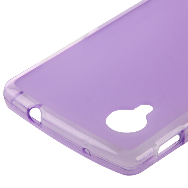 Translucent Frosted TPU Case for Google Nexus 5 / E980 (Purple)