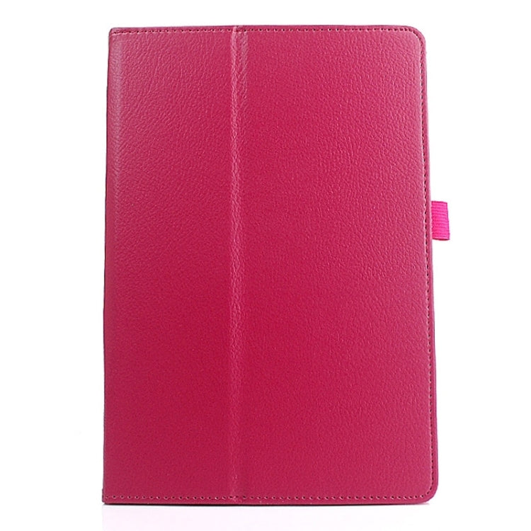 Litchi Texture PU Leather Case with Holder for Google Nexus 9(Magenta)