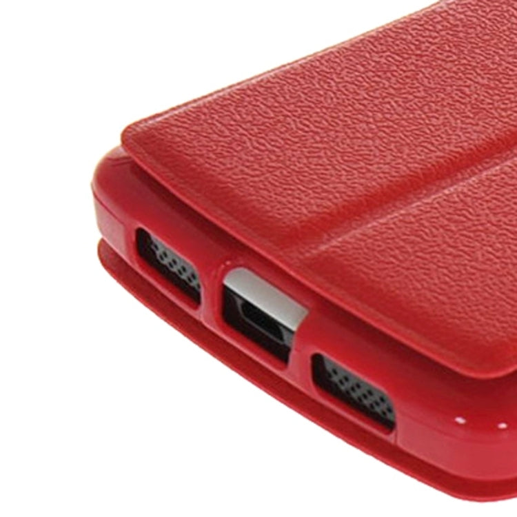 Horizontal Flip Leather Case with Call Display ID & Holder for Google Nexus 5 / D821