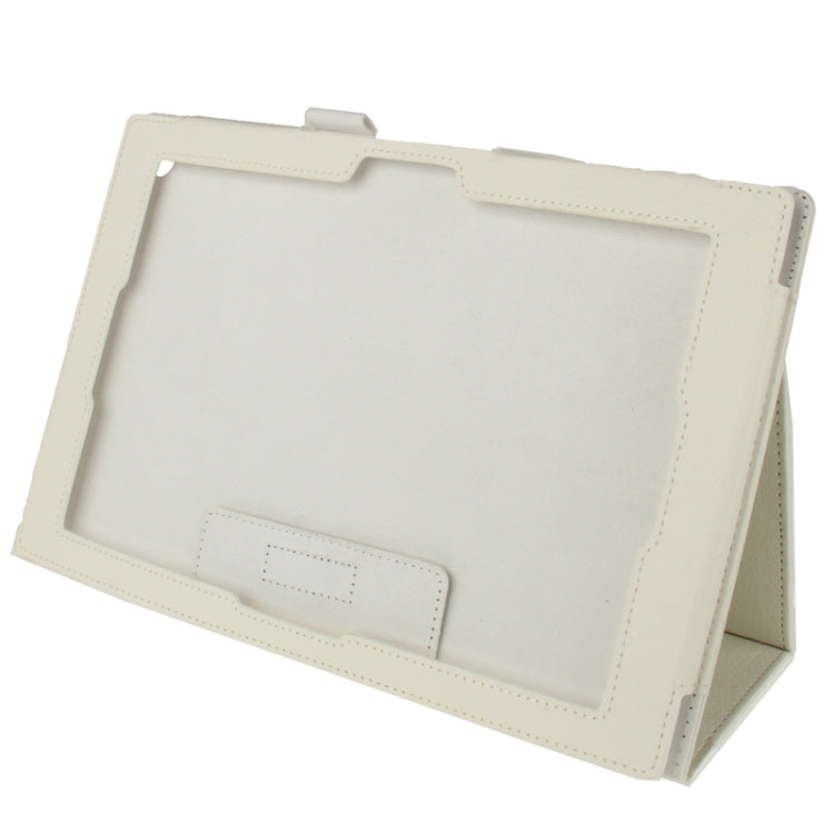 Litchi Texture Leather Case with Holder for Sony Xperia Tablet Z / 10.1