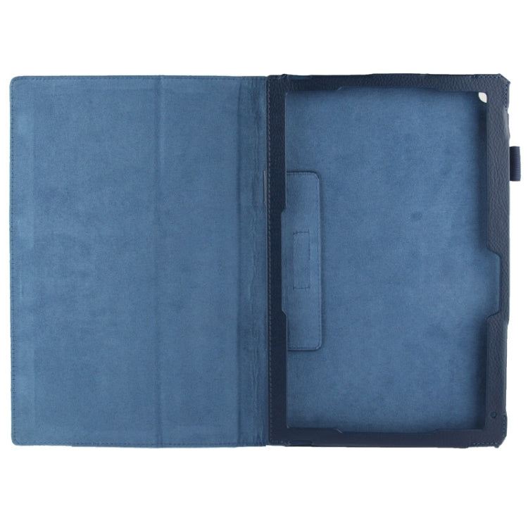 Litchi Texture Leather Case with Holder for Sony Xperia Tablet Z2 10.1