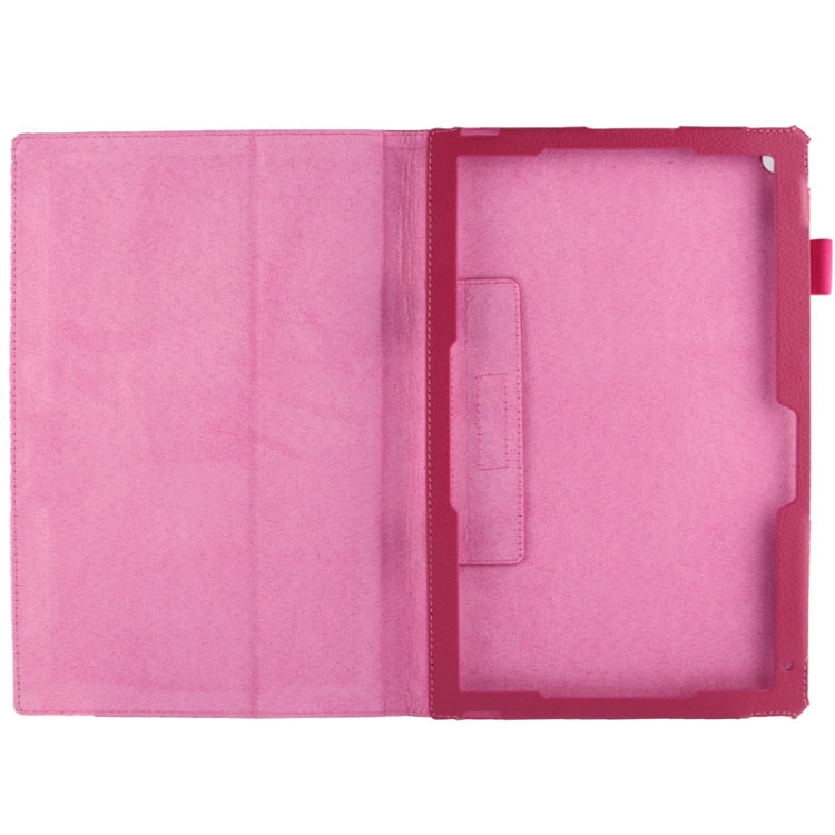 Litchi Texture Leather Case with Holder for Sony Xperia Tablet Z2 10.1