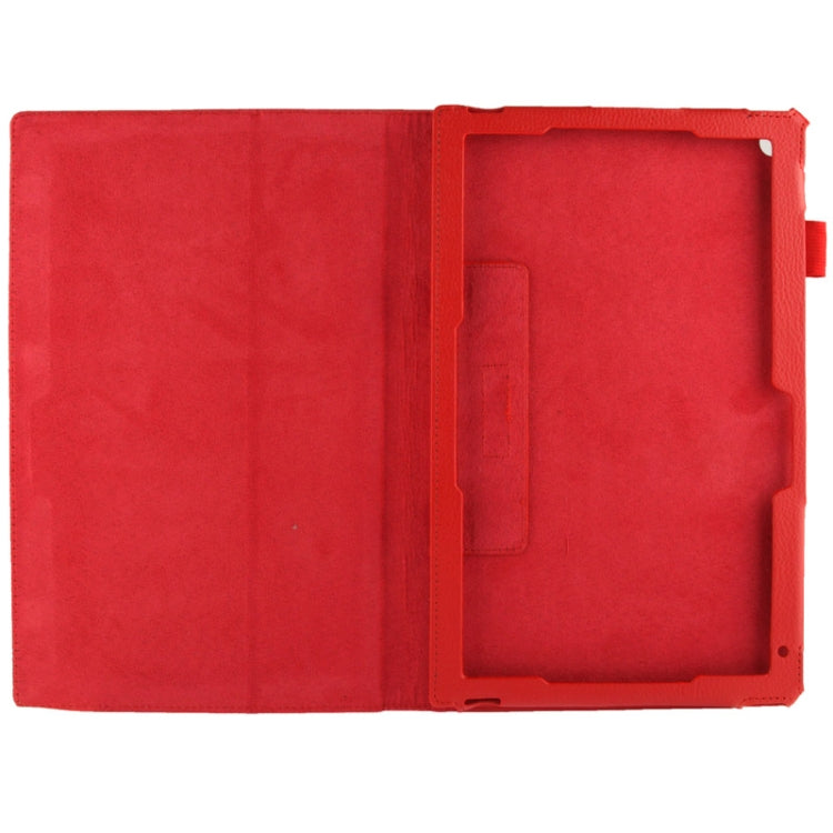 Litchi Texture Leather Case with Holder for Sony Xperia Tablet Z2 10.1