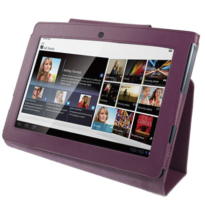 Leather Case with Holder for Sony Tablet S / S1