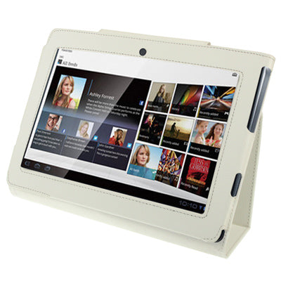 Leather Case with Holder for Sony Tablet S / S1