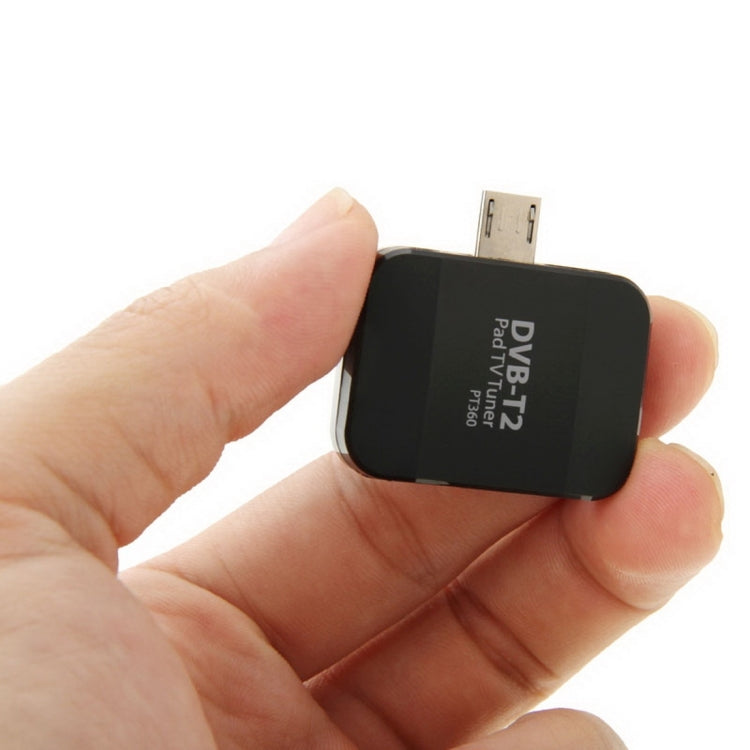 Micro USB Digital TV Receiver / Mobile Watch DVB-T2 TV Tuner Stick for Android Phones / Pad