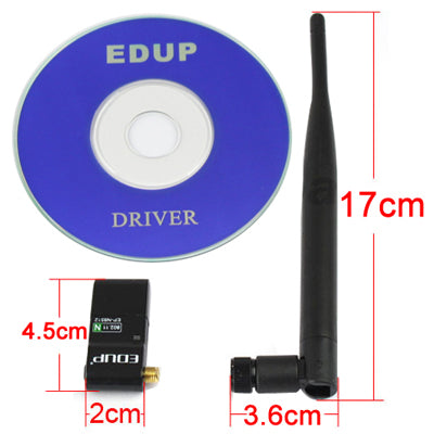 300mbps WiFi High-Definition TV Wireless Card Adapter EP-MS8512(Black)