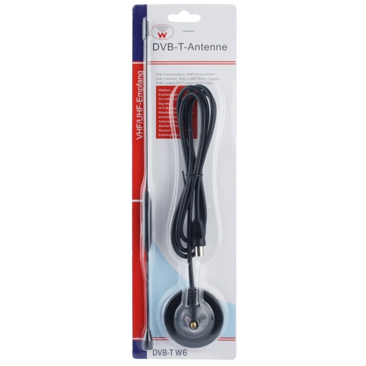 High Quality 6DB VHF / UHF Empfang DVB-T Antenna(Black)