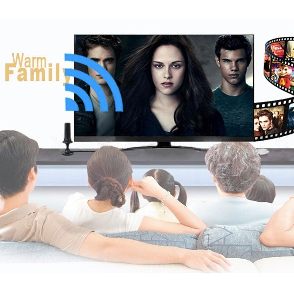 High Quality 28dBi DVB-T Antenna, VHF: 170-230MHz, UHF: 470-862MHz(Black)