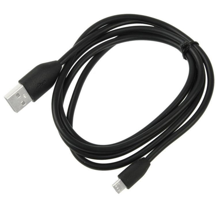 1m Micro USB Port USB Data Cable, For Samsung, HTC, Sony, Lenovo, Huawei, and other Smartphones(Black)
