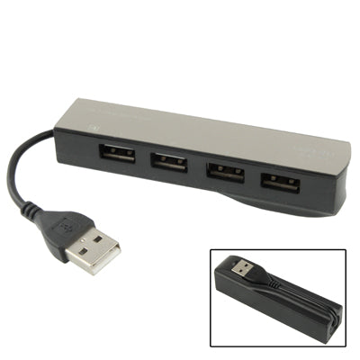 High Performance 4 Port USB 2.0 HUB, Plug and Play, Support up to 500GB