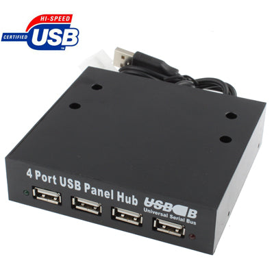 4 Port USB 2.0 Panel HUB , Built-in Card Reader