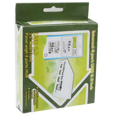 4 Port USB 2.0 Panel HUB , Built-in Card Reader