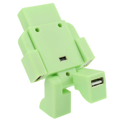 Robot Shape High Performance 4 Port USB 2.0 HUB, Plug and Play