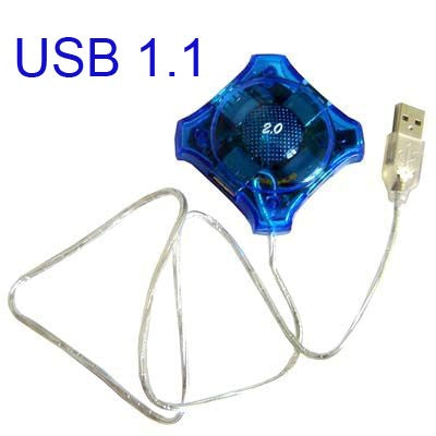 4 port USB 1.1 HUB(Dark Blue)