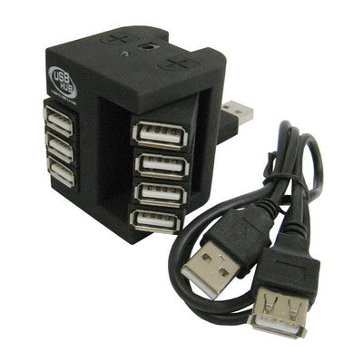 7 Ports USB 2.0 HUB(Black)