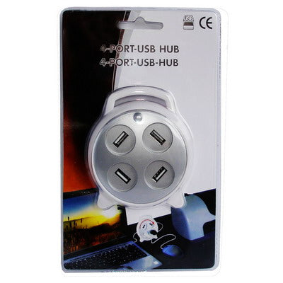 4 Port USB HUB(White)