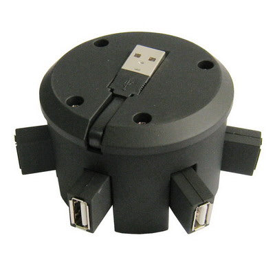 Hi-Speed 7 Ports USB 2.0 HUB(Black)